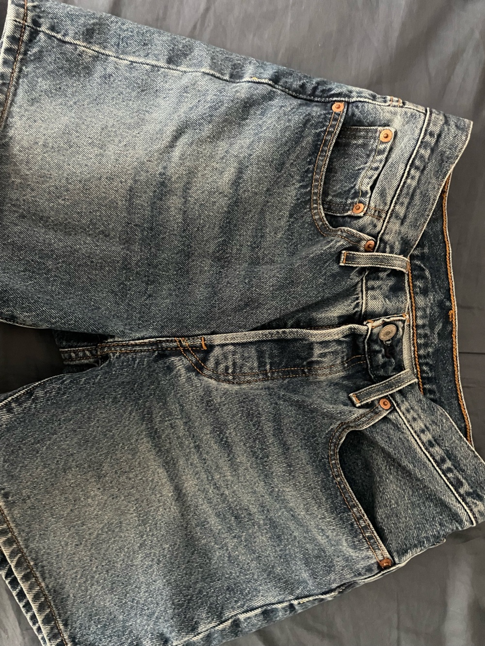 Women's Levi 501 Blue Denim Jeans